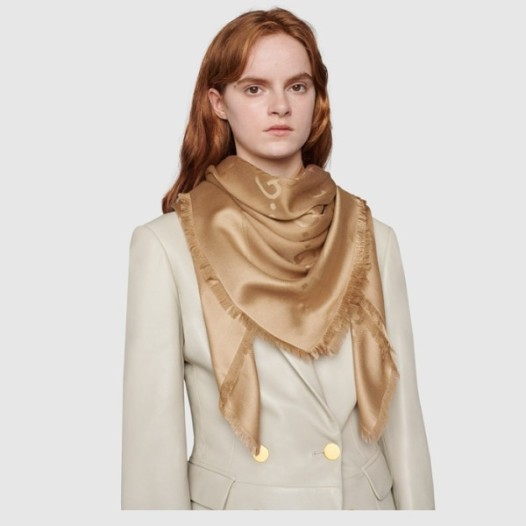 ❤구찌 여성 카멜 머플러 - Gucci Womens Camel Muffler - acc2163x