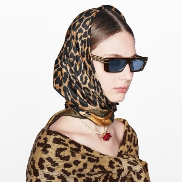 ❤디올 여성 레오파드 스카프 - Dior Womens Leopard Scarf - acc2166x