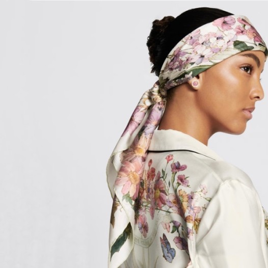 ❤디올 여성 화이트 스카프 - Dior Womens White Scarf - acc2174x