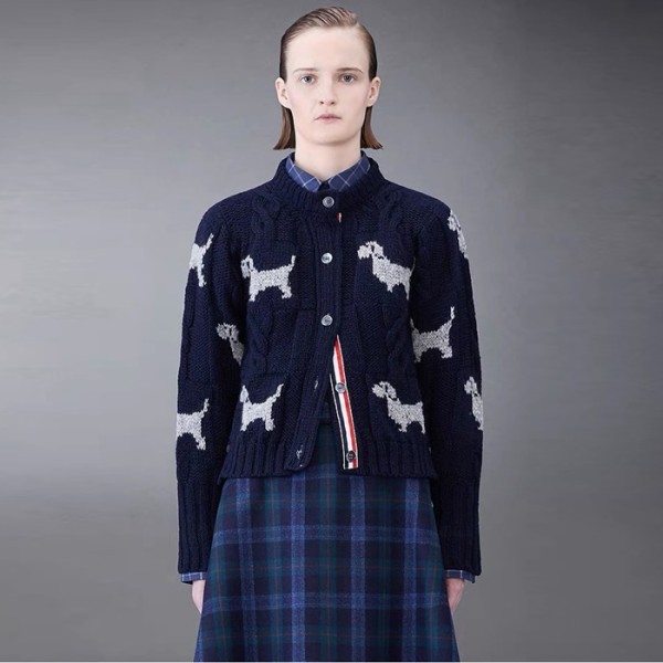 ❤톰브라운 여성 브이넥 가디건 - Thom Browne Womens Cardigan - thc1334x