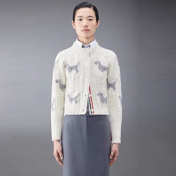 ❤톰브라운 여성 브이넥 가디건 - Thom Browne Womens Cardigan - thc1335x