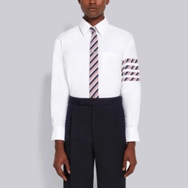 ❤톰브라운 남성 스트랩 셔츠 - Thom Browne Mens Dress Shirts - thc1362x