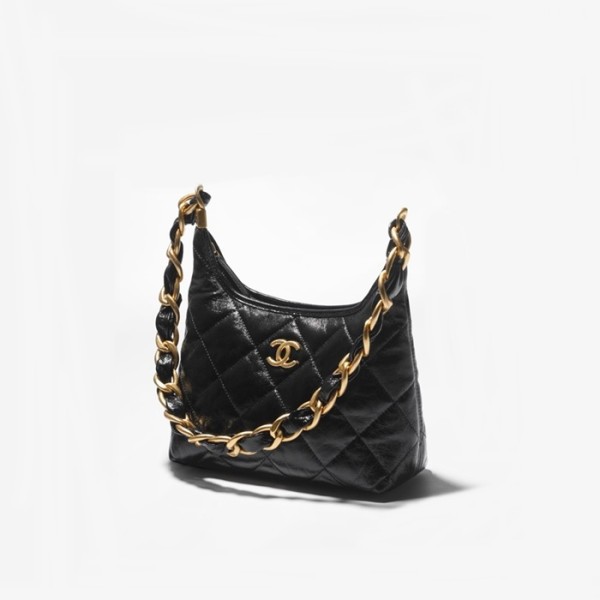 ❤샤넬 여성 블랙 호보 백 - Chanel Womens Black Hobo Bag - chb2303x