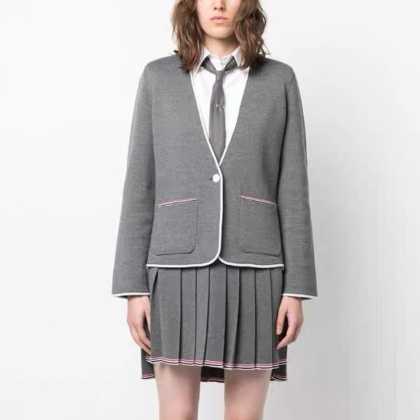 ❤톰브라운 여성 브이넥 가디건 - Thom Browne Womens Cardigan - thc1374x