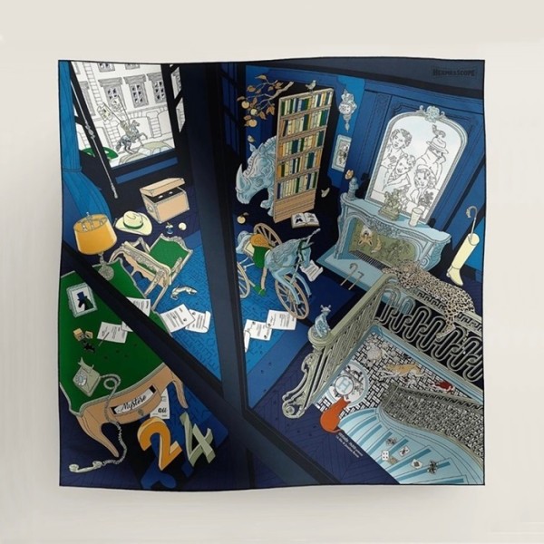 ❤에르메스 여성 블루 스카프 - Hermes Womens Blue Scarf - acc2194x