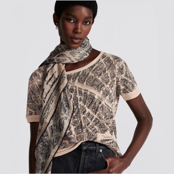 ❤디올 여성 플랑 드 파리 스카프 - Dior Womens Plan de Paris Scarf - acc2195x