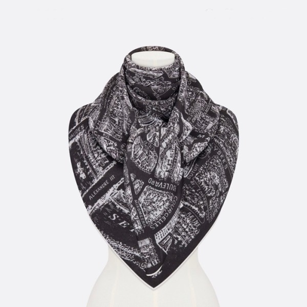 ❤디올 여성 플랑 드 파리 스카프 - Dior Womens Plan de Paris Scarf - acc2196x