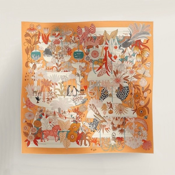 ❤에르메스 여성 오렌지 스카프 - Hermes Womens Orange Scarf - acc2201x