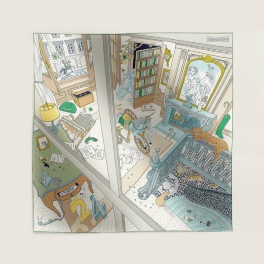❤에르메스 여성 블루 스카프 - Hermes Womens Blue Scarf - acc2202x