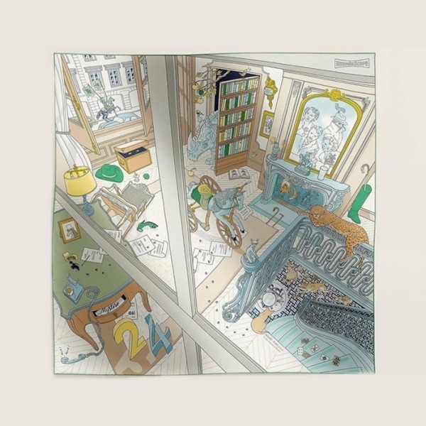 ❤에르메스 여성 블루 스카프 - Hermes Womens Blue Scarf - acc2202x