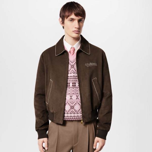 ❤루이비통 남성 브라운 스웨이드 가죽 자켓 - Louis vuitton Mens Brown Jackets - lvc1305x