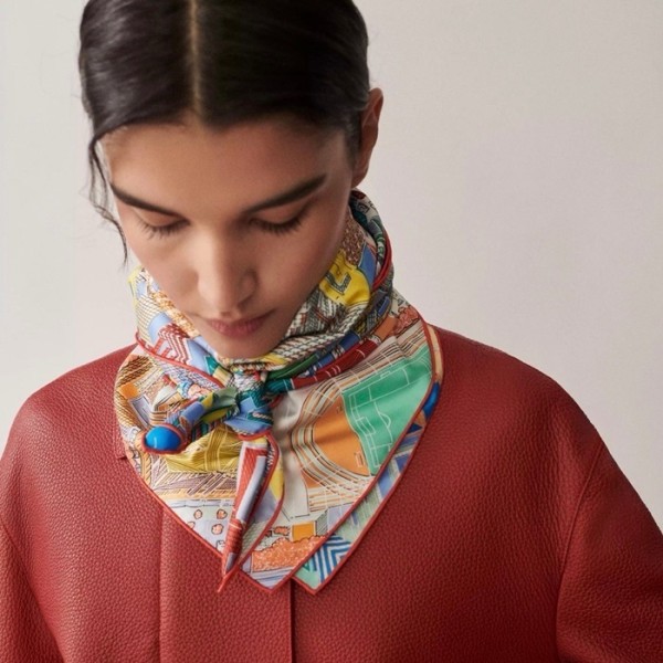 ❤에르메스 여성 화이트 스카프 - Hermes Womens White Scarf - acc2232x