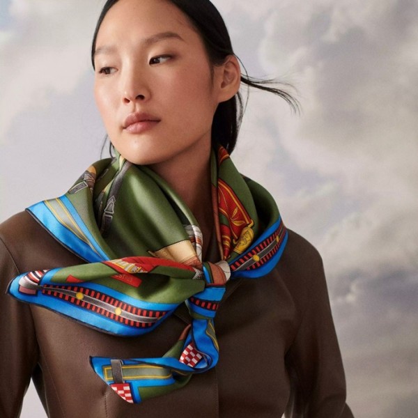 ❤에르메스 여성 그린 스카프 - Hermes Womens Green Scarf - acc2245x