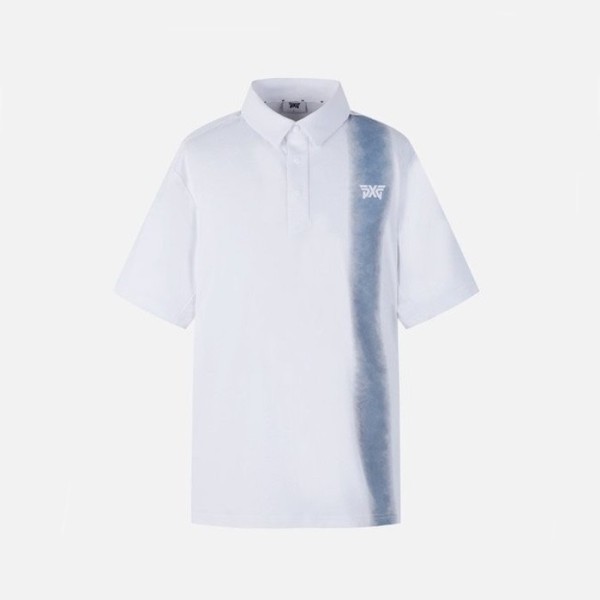 ❤PXG 남성 컬러블럭 원포인트 카라 반팔 티셔츠 - gol1179x