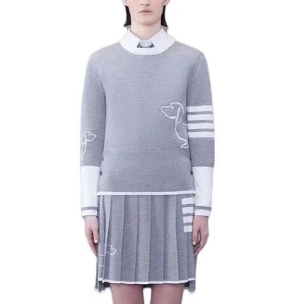 ❤톰브라운 여성 라운드 니트 - Thom Browne Womens Knits - thc1434x