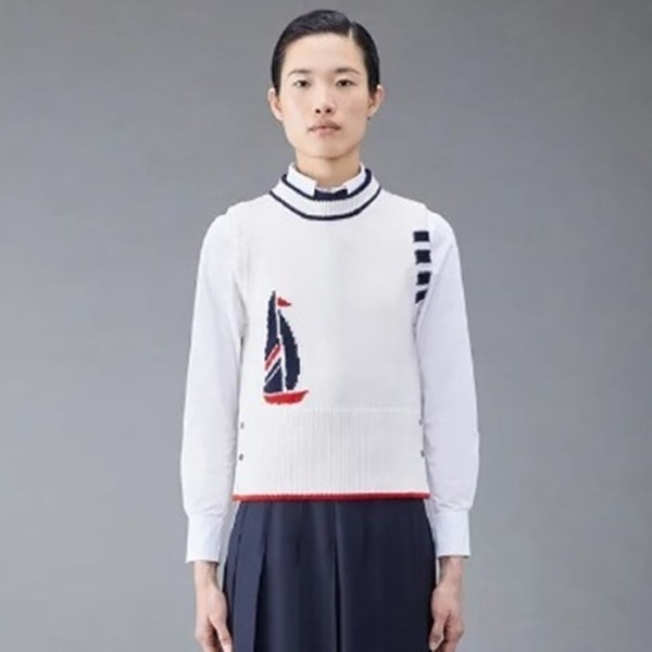 ❤톰브라운 여성 라운드 베스트 - Thom Browne Womens Best - thc1439x