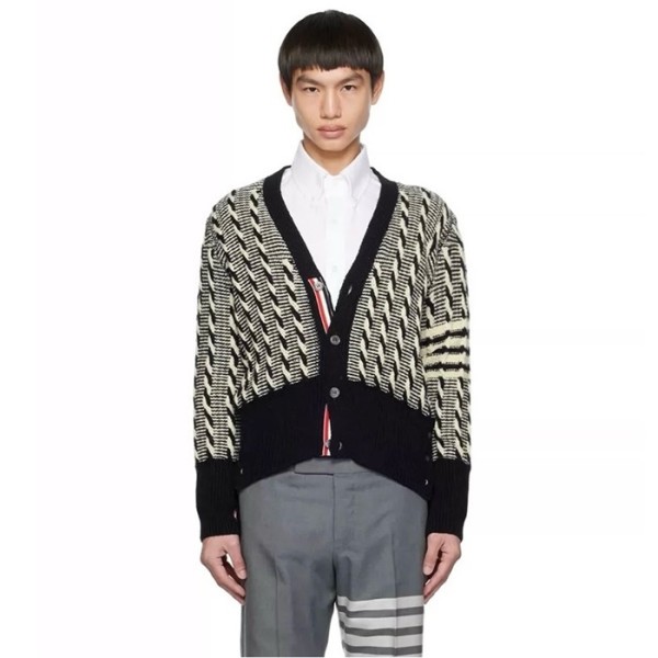 ❤톰브라운 남성 브이넥 가디건 - Thom Browne Mens Cardigan - thc1440x