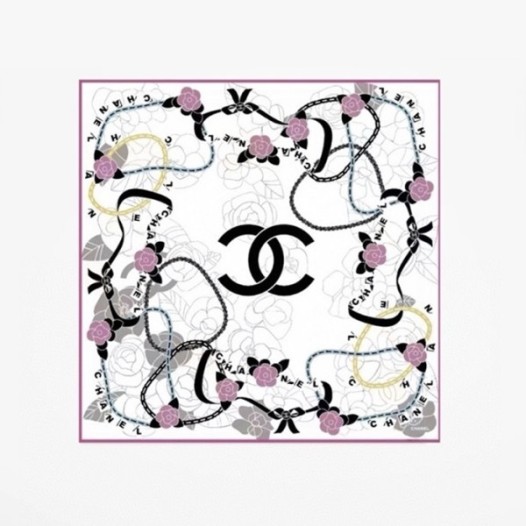 ❤샤넬 여성 화이트 스카프 - Chanel Womens White Scarf - acc2257x