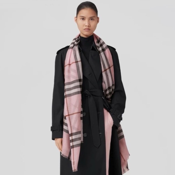 ❤버버리 여성 핑크 머플러 - Burberry Womens Pink Muffler - acc264x