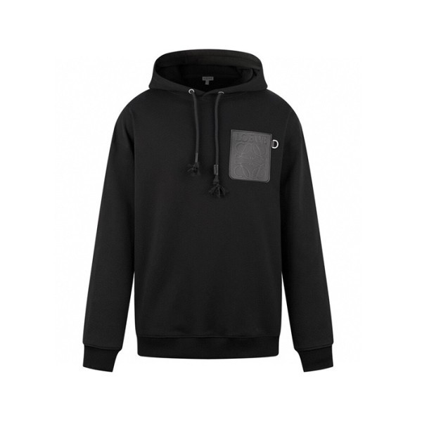 ❤로에베 남성 블랙 후드티 - Loewe Mens Black Hoodie - loc1457x