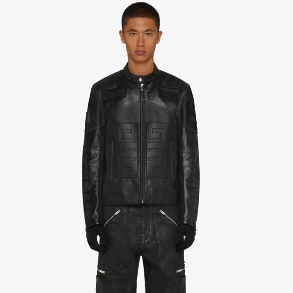 ❤지방시 남성 블랙 가죽 자켓 - Givenchy Mens Black Jackets - gic1506x