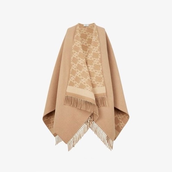 ❤펜디 여성 카멜 판쵸 - Fendi Womens Camel Pancho - acc2272x