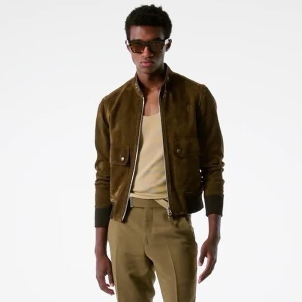 ❤톰포드 남성 가죽 자켓 - Tom Ford Mens Brown Jackets - toc1519x