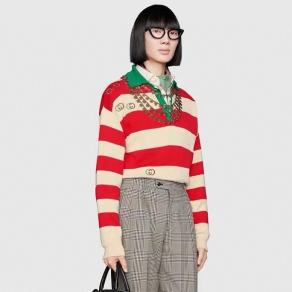 ❤구찌 여성 폴로 스웨터 - Gucci Womens Polo Sweater - guc1546x