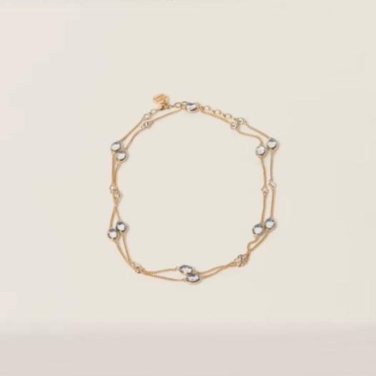 ❤미우미우 여성 골드 목걸이 - Miumiu Womens Gold Necklace - acc2204x