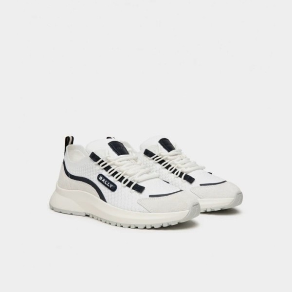 ❤발리 남성 화이트 스니커즈 - Bally Mens Outline Sneakers - bas1360x