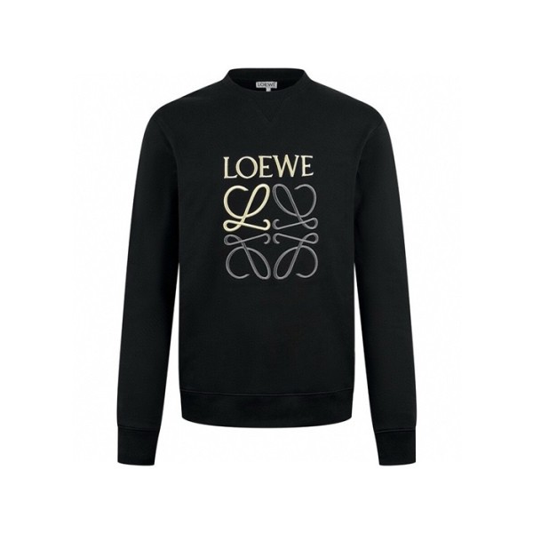 ❤로에베 남성 클래식 블랙 맨투맨 - Loewe Mens Black Tshirts - loe1569x