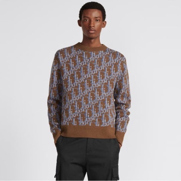 ❤디올 남성 오블리크 니트 - Dior Mens Oblique Knitwear - dic1582x