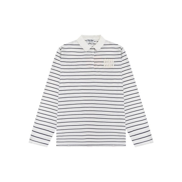 ❤미우미우 여성 폴로 긴팔티 - Miumiu Womens Polo Tshirt - miu1599x