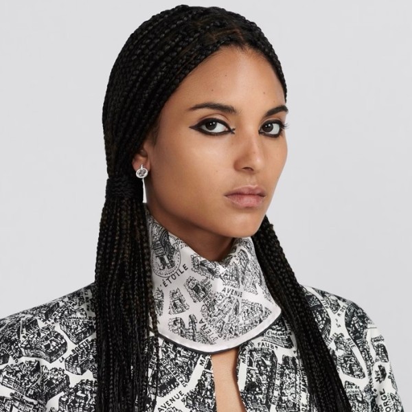 ❤디올 여성 블랙 스카프 - Dior Womens Black Scarf - acc2319x