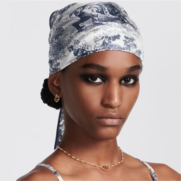 ❤디올 여성 블루 스카프 - Dior Womens Blue Scarf - acc2325x