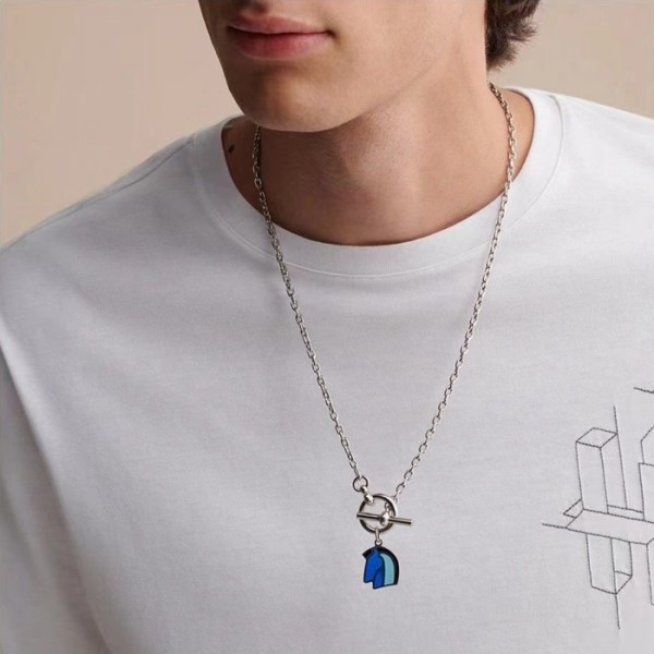 ❤에르메스 남성 골드 네크리스 - Hermes Mens Gold Necklace - acc2331x