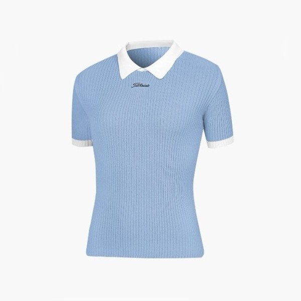 ❤타이틀리스트 여성 폴로 립 스웨터 - gol1195x