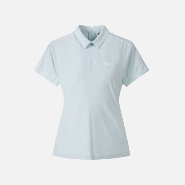 ❤PXG 여성 썸머 타공 카라 숏 슬리브 티셔츠 - gol1209x