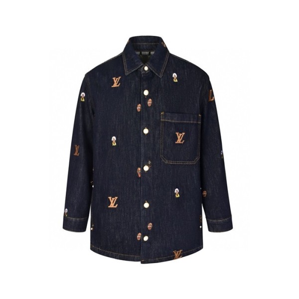 ❤루이비통 남성 데님 셔츠 - Louis vuitton Mens Denim Shirts - lvc1825x