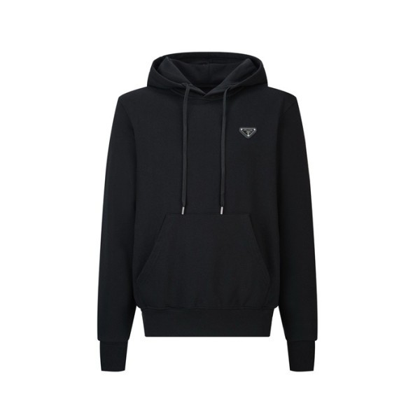❤프라다 남성 블랙 후드티 - Prada Mens Black Hoodie - prc1828x
