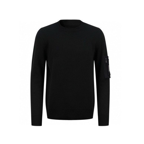 ❤지방시 남성 라운드 스웨터 - Givenchy Mens Black Sweater - gic1843x