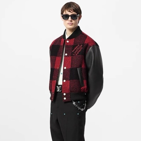 ❤루이비통 남성 가죽 자켓 - Louis vuitton Mens Bomber Jackets - lvc1852x