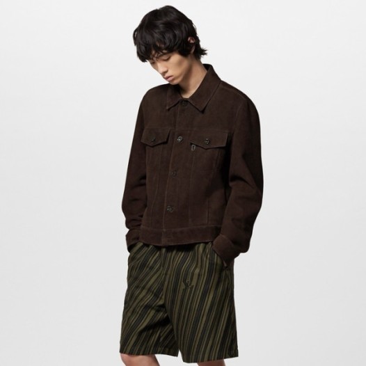 ❤루이비통 남성 가죽 자켓 - Louis vuitton Mens Brown Jackets - lvc1853x