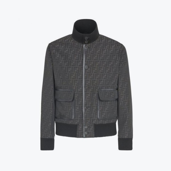 ❤펜디 남성 블루종 자켓 - Fendi Mens FF Black Jackets - fec1854x