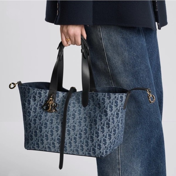 ❤디올 여성 데님 뚜주흐 백 M2821 - Dior Womens Book D.Toujours Bag - dib2348x