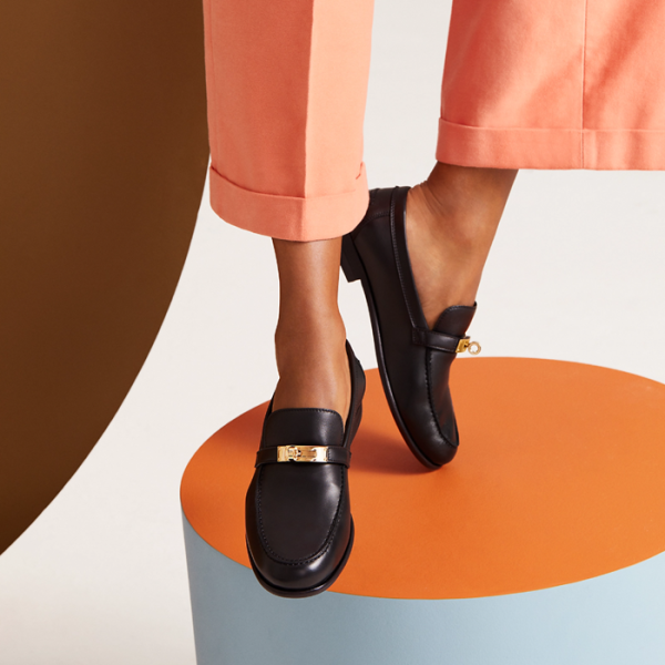 ❤에르메스 남성 블랙 데스틴 로퍼 - Hermes Mens Destin Loafers - hes1361x