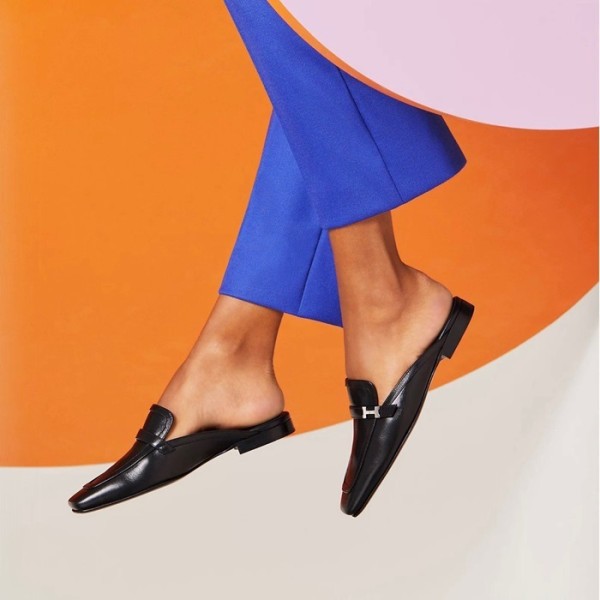 ❤에르메스 여성 그루피 레더 뮬 - Hermes Womens Groupie Mules - hes1362x