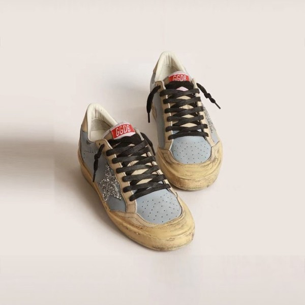 ❤골든구스 여성 블루 스니커즈 - Golden Goose Womens Ballstar Sneakers - gos1368x