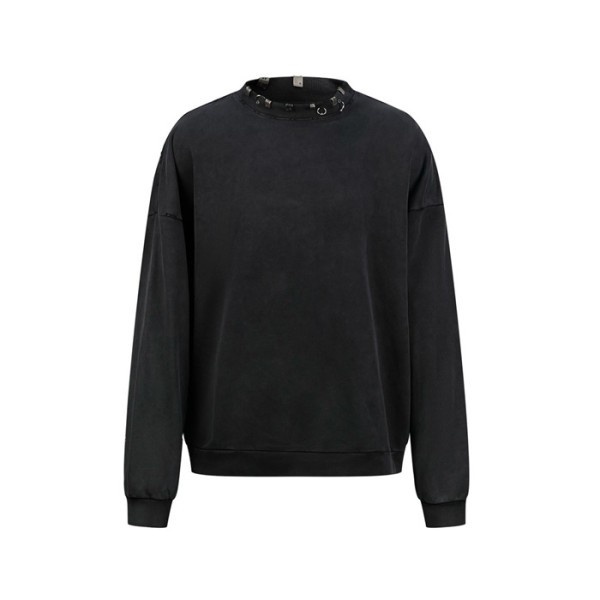 ❤발렌시아가 남성 크루넥 맨투맨 - Balenciaga Mens Black Tshirts - bac1865x