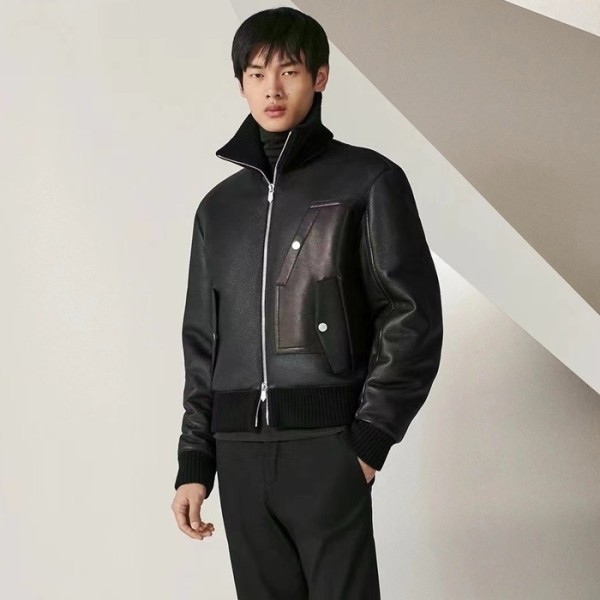 ❤에르메스 남성 가죽 자켓 - Hermes Mens Leather Jackets - hec1870x
